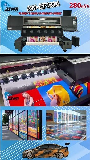 Allwin High Speed Eco-Solvent Printer | 16 heads | i3200