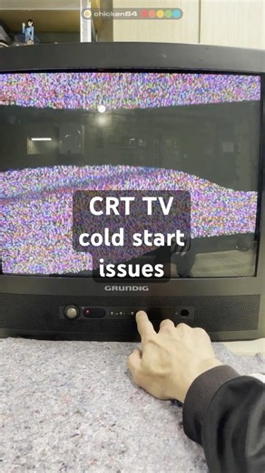 Saving a Wavy Grundig CRT TV 📺 #shorts #crt #retrocomputing