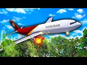 UPS Plane CRASHES in GTA 5 After Flying Too Low!