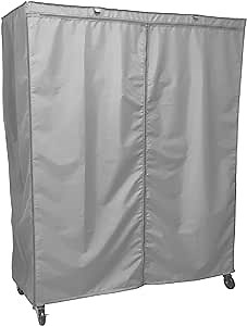 Formosa Covers Premium Wire Shelf Cover - Perfect Fit for Wire Shelving - Versatile Shelf Covers Protects & Organize - Ideal for Outdoor Storage Shelf - Wire Rack Cover - 48Wx18Dx72H Inches - Grey