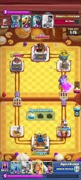 TOUGH MATCH 😤 But I WON THIS! #clashmode_official #clashroyale #gaming