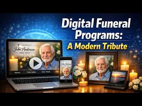 Digital Funeral Programs: A Modern Tribute - The Funeral Program Site