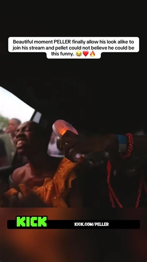 Beautiful moment PELLER finally allow his look alike to join his stream and pellet could not believe he could be this funny. 😂❤️🔥#peller #realpeller #fyp #jarvis @₱ɆⱠⱠɆⱤ