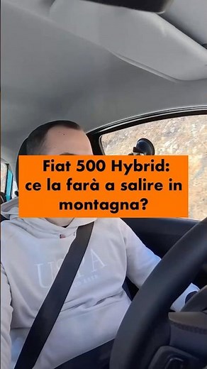 The new Fiat 500 Hybrid: will it be able to climb mountains?