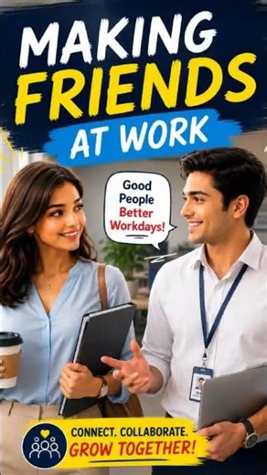 Making Friends at Work 🤝 | Easy English Conversation Practice | Office English Speaking