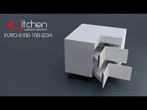 Assembly Video for Three Drawer Corner Base Cabinet