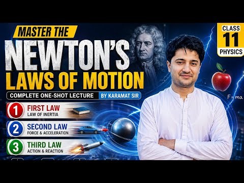 Newton’s Laws of Motion | Complete Lecture Class 11 Physics | Karamat Sir One Shot Revision