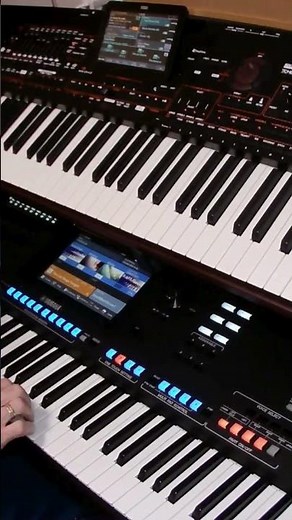 The Lion sleeps tonight | Yamaha Genos & Korg Pa4X Pro Cover #shorts #short