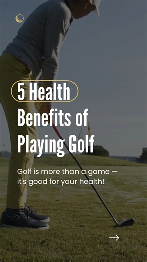 Golf is more than a game — it’s good for you! 💪 | Kings Creek Country Club