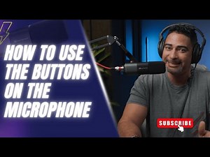 How to use the buttons of the NearStream Microphone AM25X?