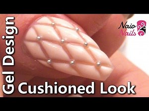 Cushioned / Quilted Gel Nail Design Nail Tutorial