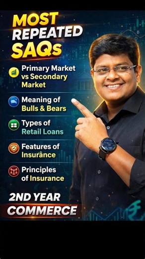 TS Inter 2nd Year Commerce VSAQs | Most Repeated 5 Marks Questions 2026 | Bulls & Bears | Insurance