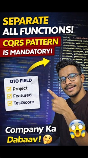 Model Se DTO Tak 😳 | Real Company Task | CQRS Architecture Explained
