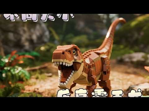 From Tiny to Terrifying: Unboxing Different-Sized LEGO T-Rex Models