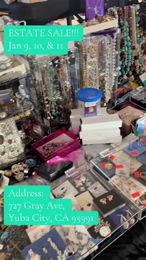 The amount of things here is insane!! This is not even half of it… come visit us tomo! 9-5pm Don’t miss out! #yubacity #estatesale #antique #estatesaleshopping #collectibles