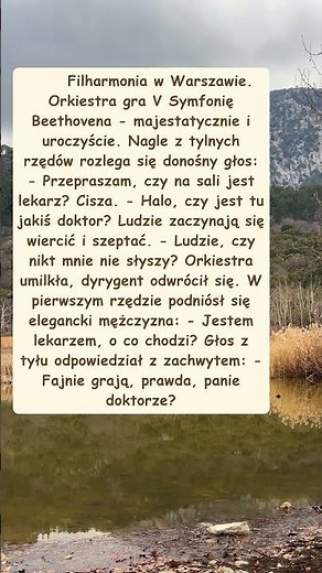 Filharmonia, lekarz na sali i V Symfonia Beethovena