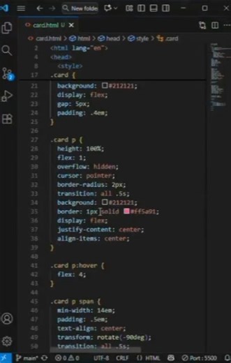CSS Hover Card Animation | HTML & CSS Mini Project.