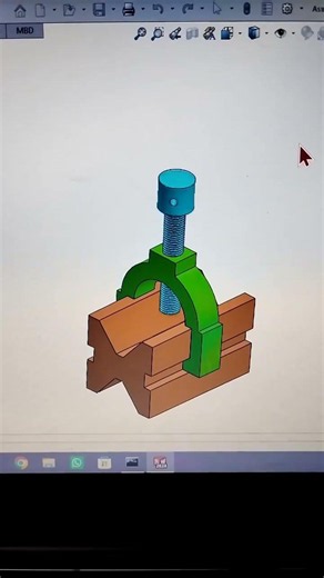 Pipe Vice Assembly Animation in SolidWorks | 3D Mechanical CAD Design #SolidWorks #MechanicalDesign