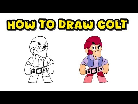 How to Draw Colt from Brawl Stars – Game Character Art Tutorial for All