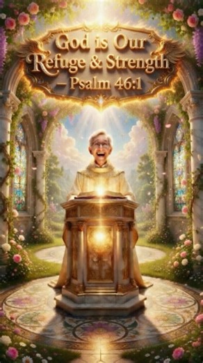 Powerful Bible Verse for Strength: Psalm 46:1 – God is Our Refuge ✨🙏
