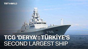 The Turkish Navy has unveiled TCG Derya and three other platforms. TCG Derya is the second-largest warship designed and produced by Turkish engineers after TCG Anadolu. | TRT World