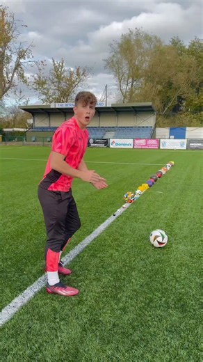 Unpredictable soccer kicks from random selections