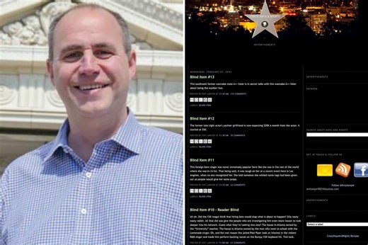 ‘Crazy Days and Nights’ gossip blogger exposed in affair fallout threatened he’s ‘killed women before,’ ex-mistress claims