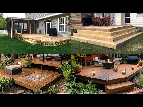Platform Deck ideas | Building a Platform Deck on the Ground | Diy Ground Level Deck on a Budget