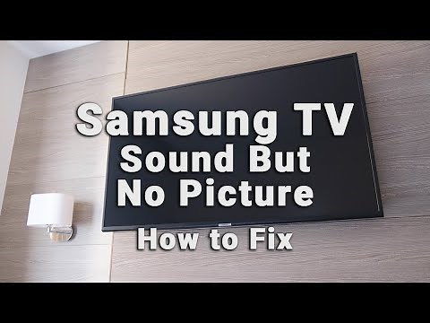 Samsung TV HAS Sound But NO Picture | Black Screen WITH Sound | 10-Min Fixes