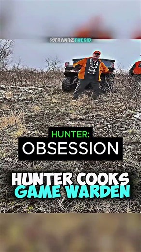 Hunter Cooks Game Warden 😨 #shorts