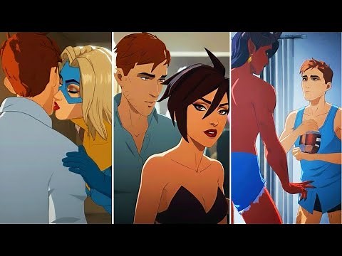 Dispatch All Romance & Secret Scenes Blazer, Invisigal, Malevola (Episode 5 & 6)