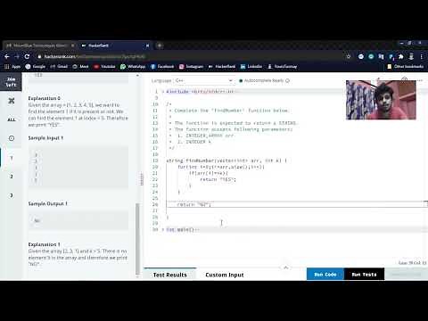 MountBlue Technologies HackerRank Sample Exam | Odd Number| Find the Number | Solution