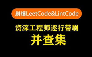 刷爆LeetCode&LintCode 资深工程师逐行带刷 并查集