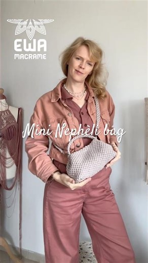 Macrame lovers, this one’s for you! 🤍 Nephèli Bag tutorial is linked ▶️