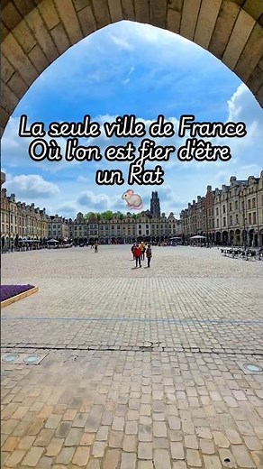 Arras : La seule ville de France où l'on est fier d'être un RAT 🐀 #Arras #HautsDeFrance #travel