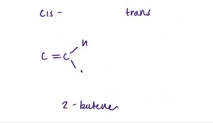 Explain why there are two isomers of 2 -butene. Draw their structural formulas and name the isomers. | Numerade