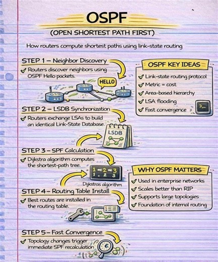 OSPF Working Explained Step by Step | SPF Algorithm | CCNA CCNP Routing