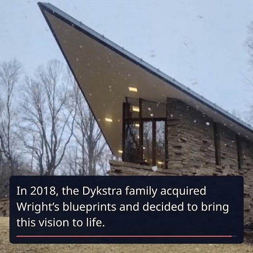 Discover the Newly Completed Frank Lloyd Wright House