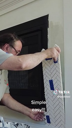 Herringbone Tile Installation Tips for Fireplaces