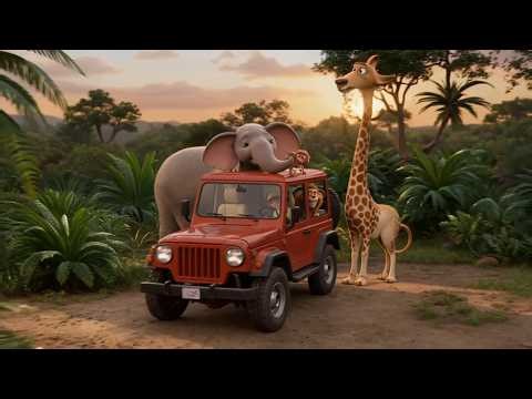 Jungle Safari Adventure! 🦁🐘 Toddler Explorer Meets Wild Animals | Kids Animation