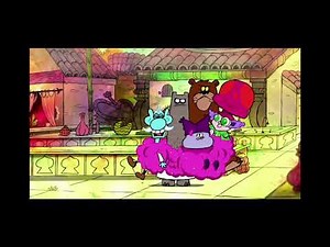 The grubble gum messed up the scene