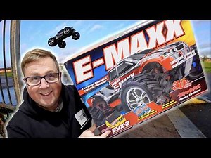 Sending a Mint 'Boxed' Traxxas E-Maxx To The MOON!