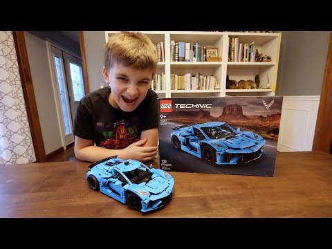Clark Builds His First LEGO Technic Set
