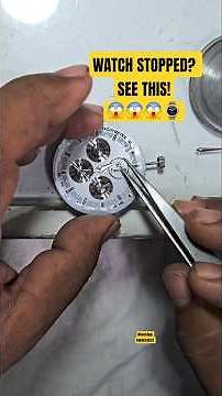 Watch Movement Replacement | Old Watch Gets New Life | Quartz Watch Repair #shorts