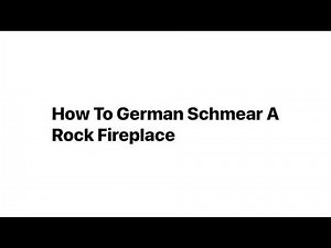 DIY German Schmear River Rock Fireplace with Krista Gilbert