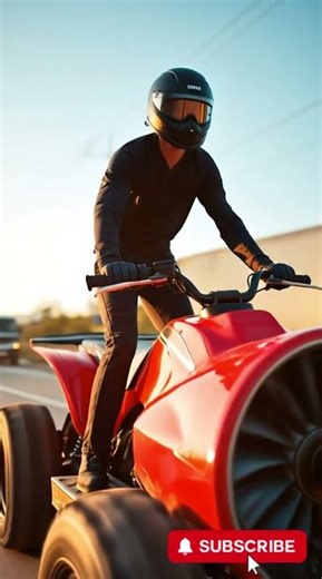 JET ENGINE ATV: This Thing is INSANE! 🤯🔥 #shorts #quadcopter #top