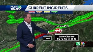 Tesla Semi fire closes I-80 for hours, releases toxic fumes in Placer County