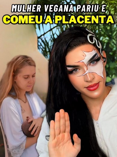Mulher Vegana Come Placenta Pós-Parto: Refeições e Experiências