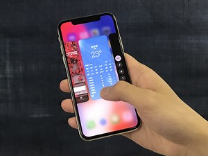 新しくなったiPhone Xのジェスチャーまとめ：コントロールパネルは右肩、通知センターは左肩