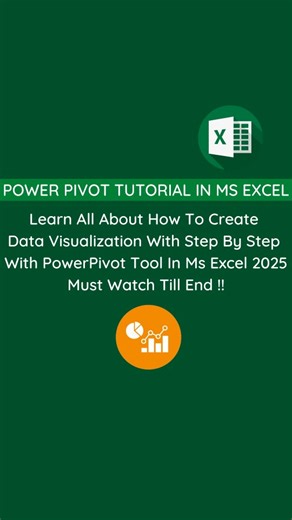 Ikhlas Ansari on Instagram: "POWER PIVOT TUTORIAL IN MS EXCEL 2025 🔥| Excel Tips | Excel Tricks | Excel Shortcuts. . . . . . Learn All About How To Create Data Visualization With Step By Step With PowerPivot Tool In Ms Excel 2025 Must Watch Till End !!...... Very Important For Every Excel Users Must Watch It Guys. . . . . . #excel #datavisualization #dataanalysis #powerpivot #exceltipsandtricks"